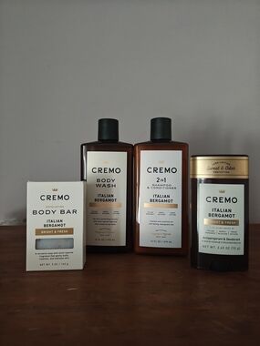 Cremo Italian Bergamot Body Care Set - Citrus Scent